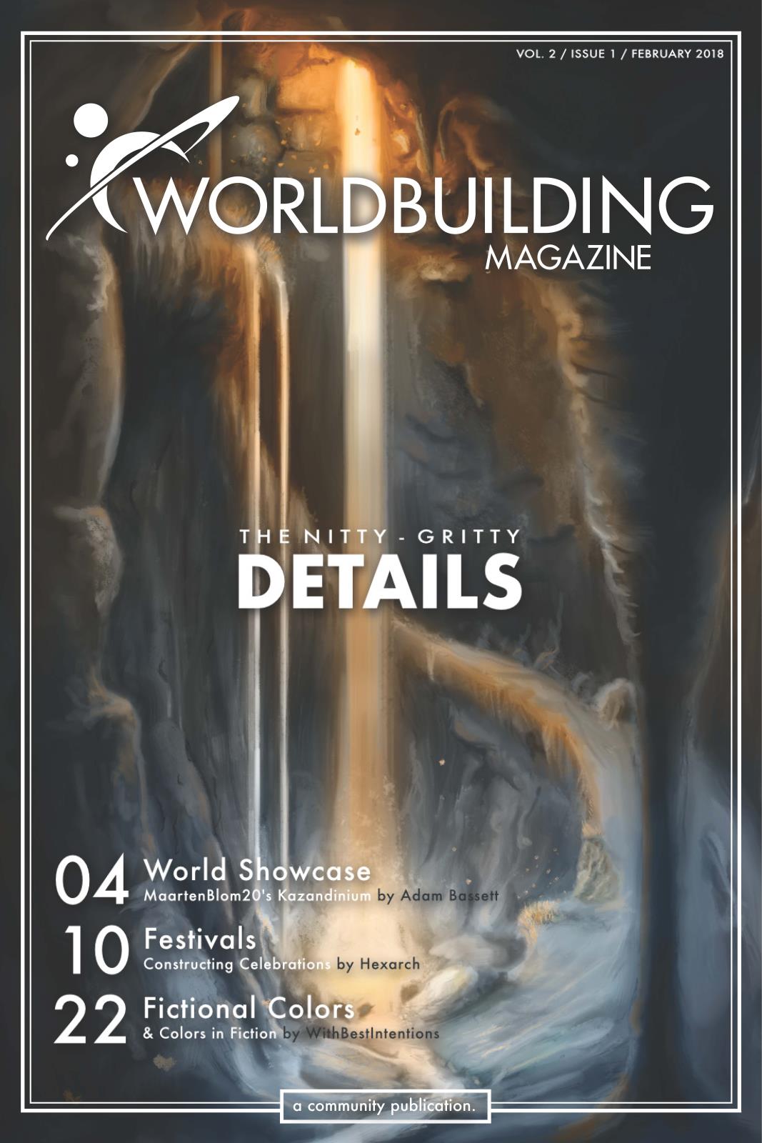 V2I1: The Nitty Gritty Details Worldbuilding Magazine